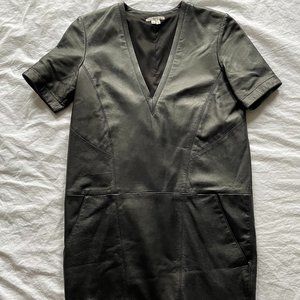 Helmut Lang Leather Dress